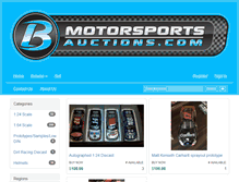 Tablet Screenshot of motorsportsauctions.com